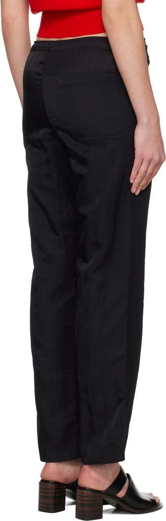 Nothing Written Black Nylon Drawstring Lounge Pants 3