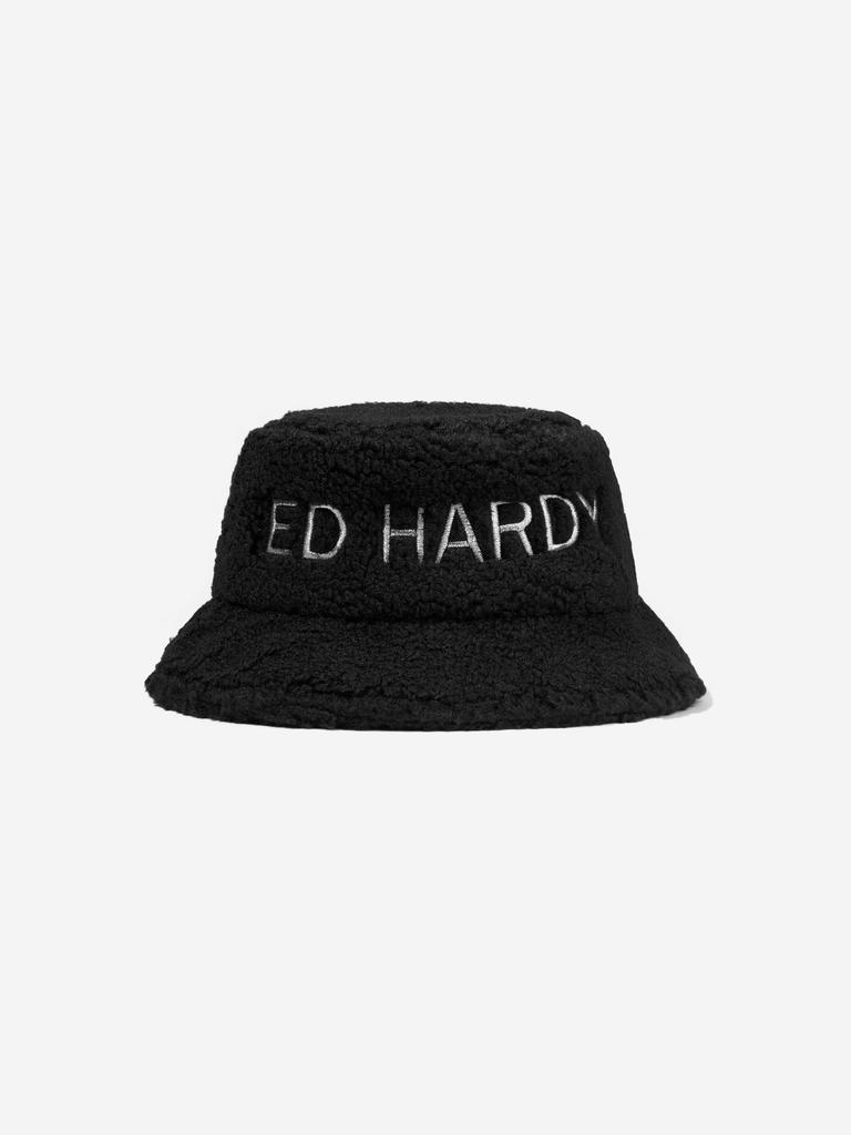 ED Hardy Kids Borg Hat In Black