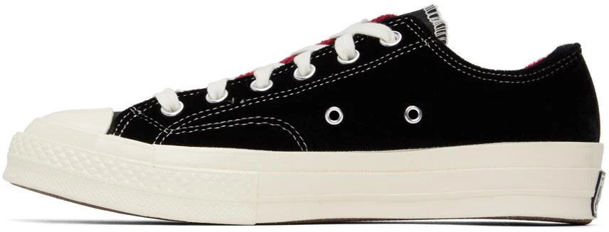 Converse Black & Red Chuck 70 OX Sneakers 3