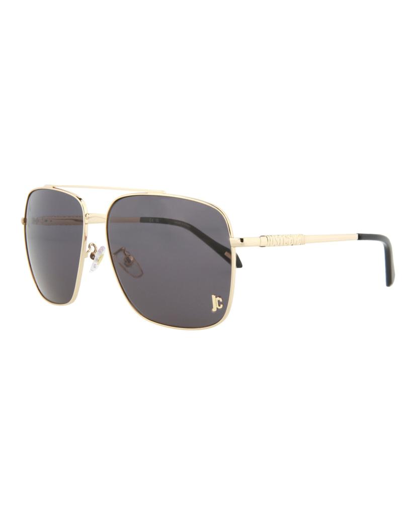 Just Cavalli Aviator-Frame Metal Sunglasses