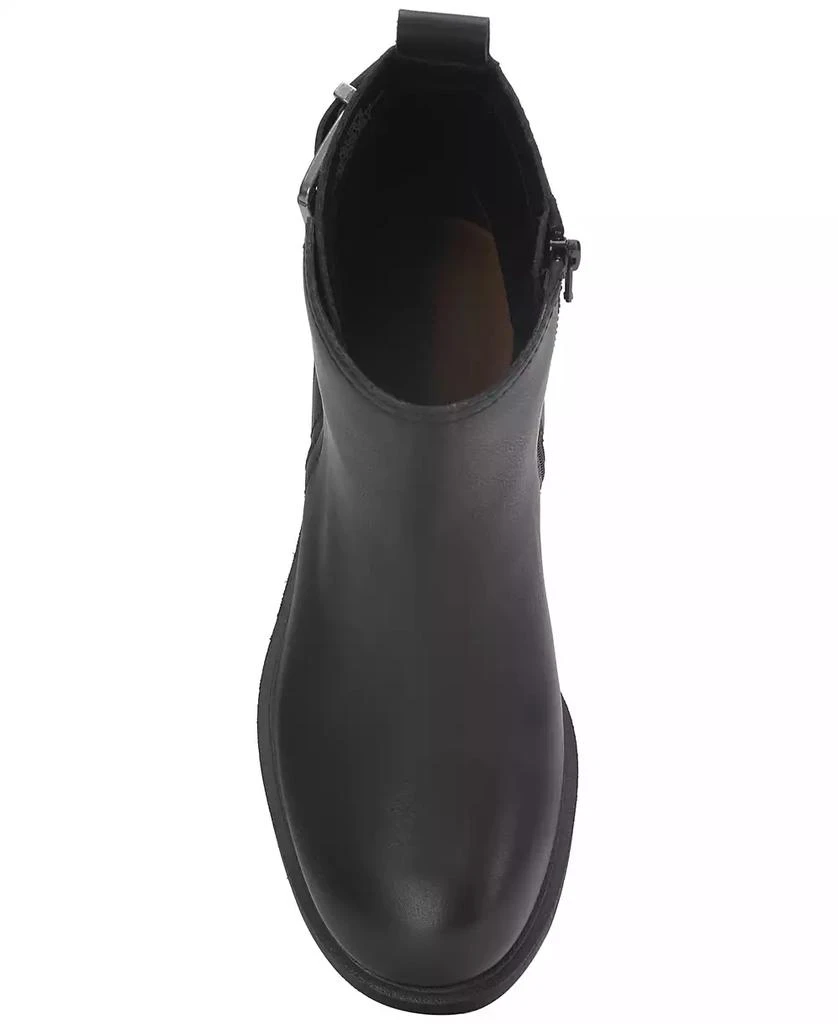 Lucky Brand Luck Brand Women's Candre Double Buckle Moto Lug Sole Booties 4