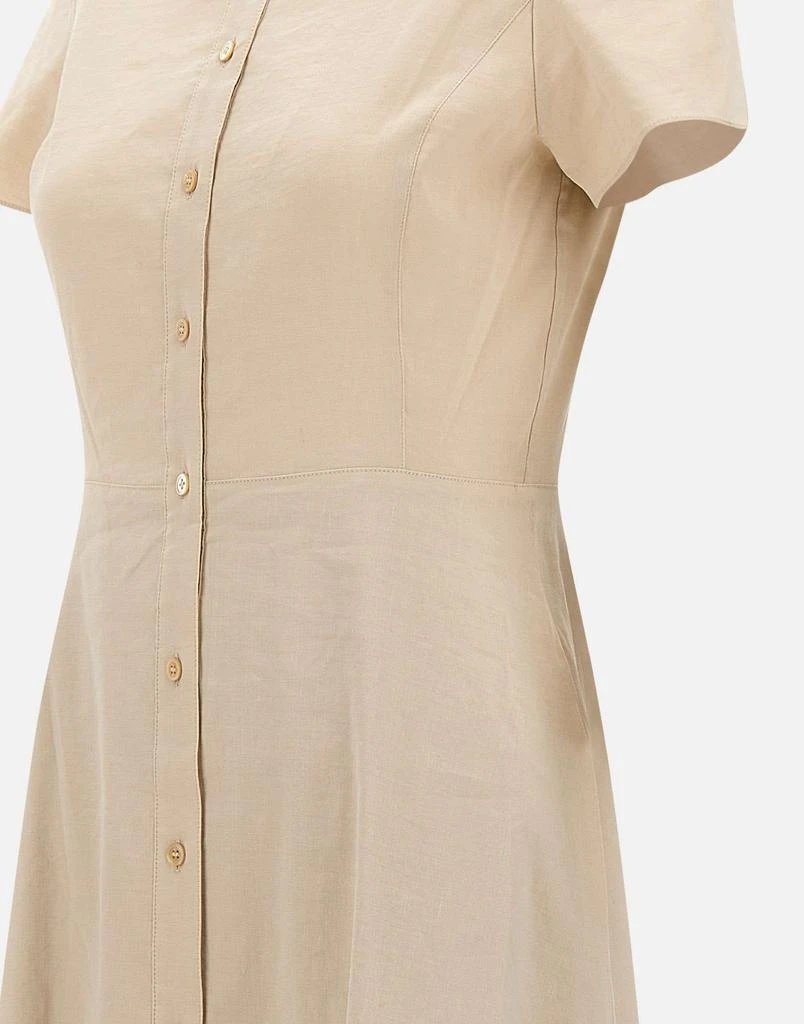 Theory "Good crunch" linen and viscose dress 4