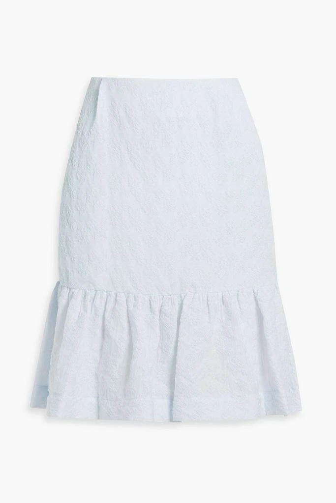 Simone Rocha Ruffled cloqué mini skirt 1