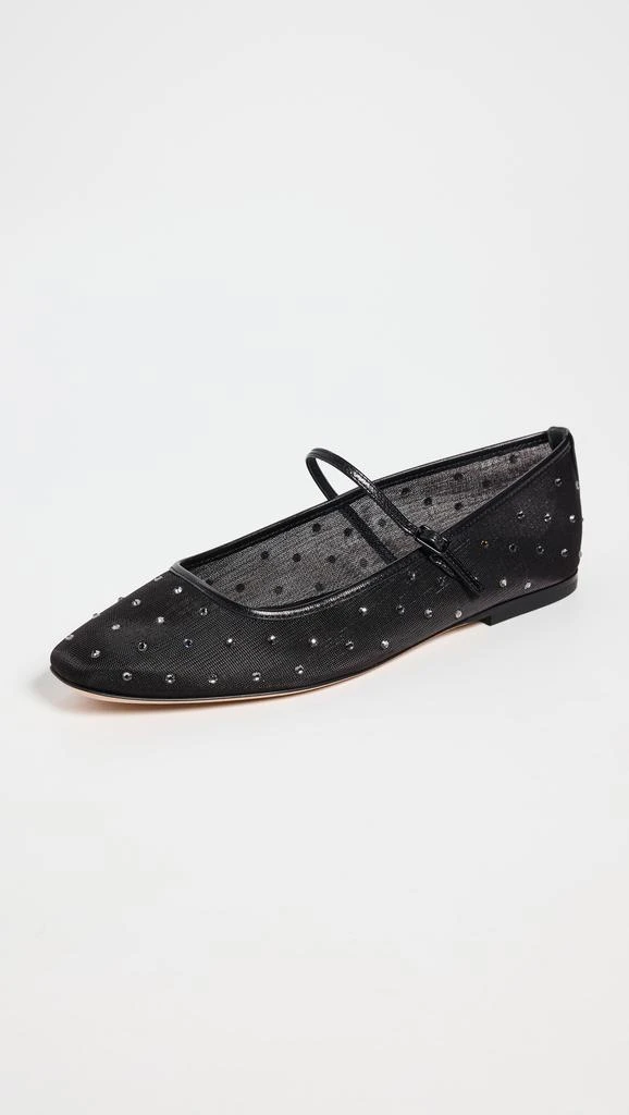VERONICA BEARD Ellie Mesh Crystal Flats 1