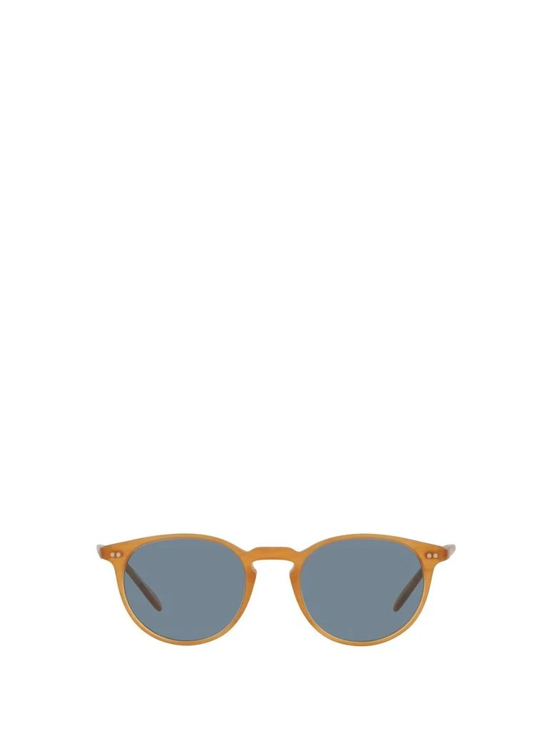 Oliver Peoples Oliver Peoples Riley Sun Round Frame Sunglasses 1