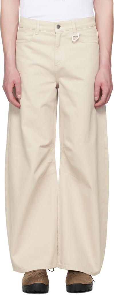 Heliot Emil Beige Loam Denim Jeans