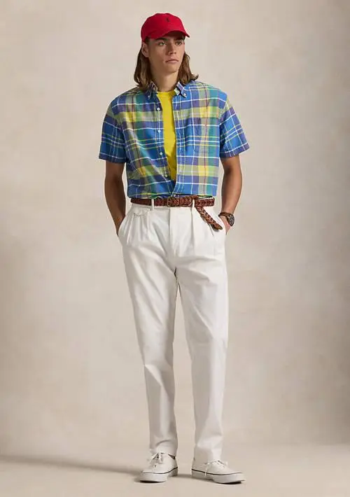 Ralph Lauren Classic Fit Plaid Oxford Shirt 3