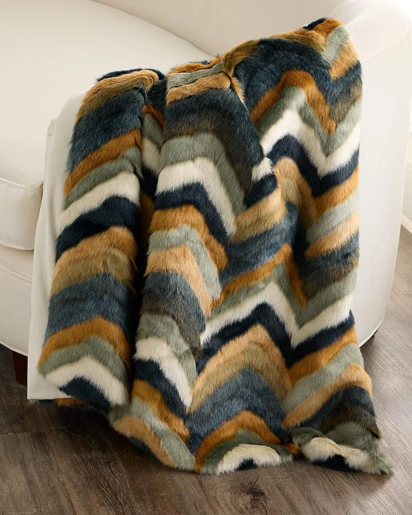 D.V. KAP Home Furdi Faux Fur Throw, 52" x 62"