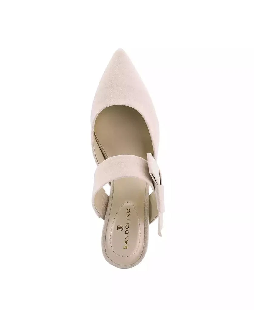 Bandolino Women's Millie Pointed Toe Kitten Heel Mules 4