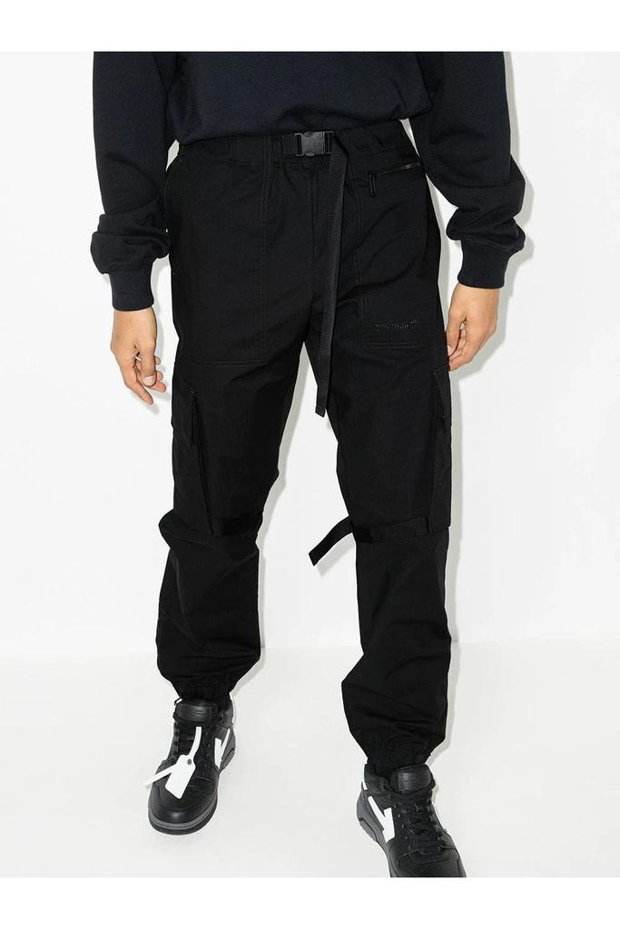 【関税込み】Off-White ブラック Diag Tab Poly カーゴパンツ Off-White Black Diag Tab Poly Cargo Pants - Clothing