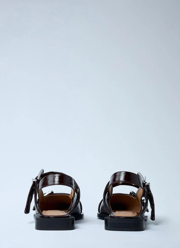 Ganni Buckle Ballerina Flats 5