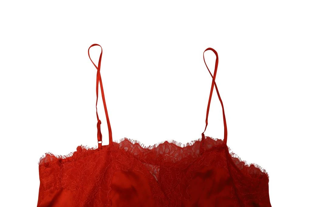 CAMI NYC Lace Camisole in Red Silk 6