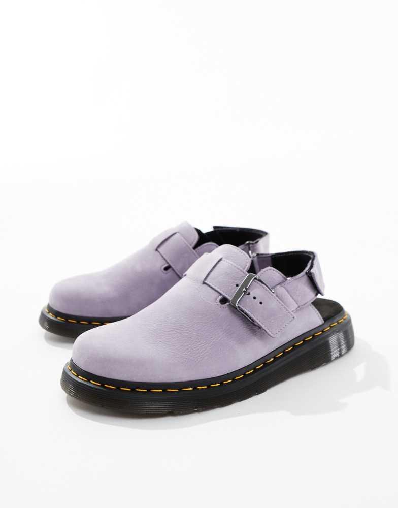 Dr Martens Jorge II mules in lilac suede – On Sale Now with Up to