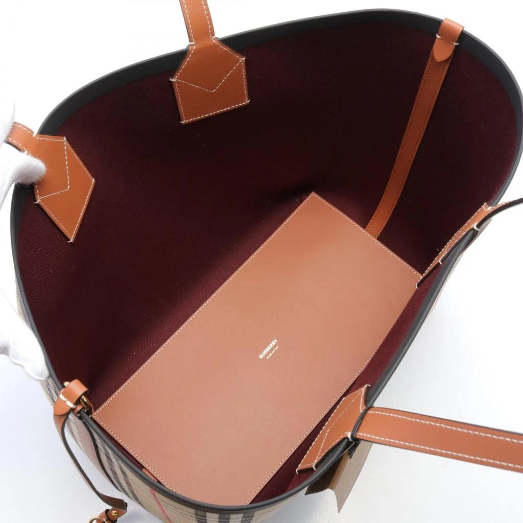 Burberry Canvas Leather Tote Bag 2