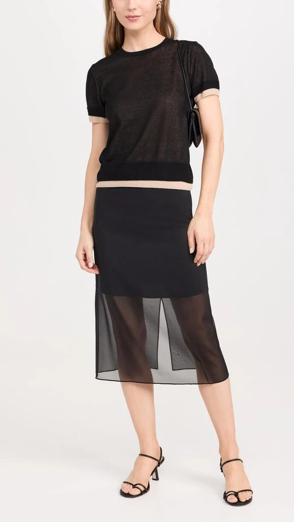 Vince Sheer Pencil Skirt 5