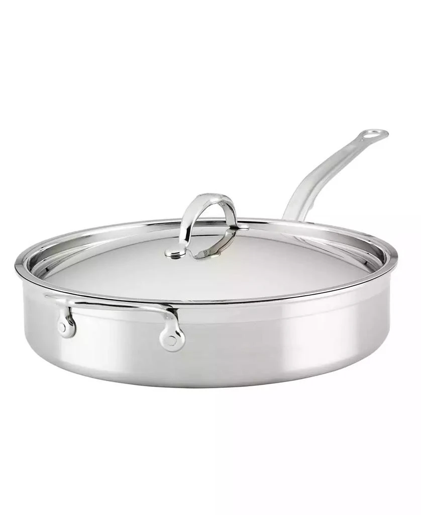 Hestan ProBond Clad TITUM® Stainless Steel Nonstick 5-Quart Covered Saute Pan with Helper Handle 1