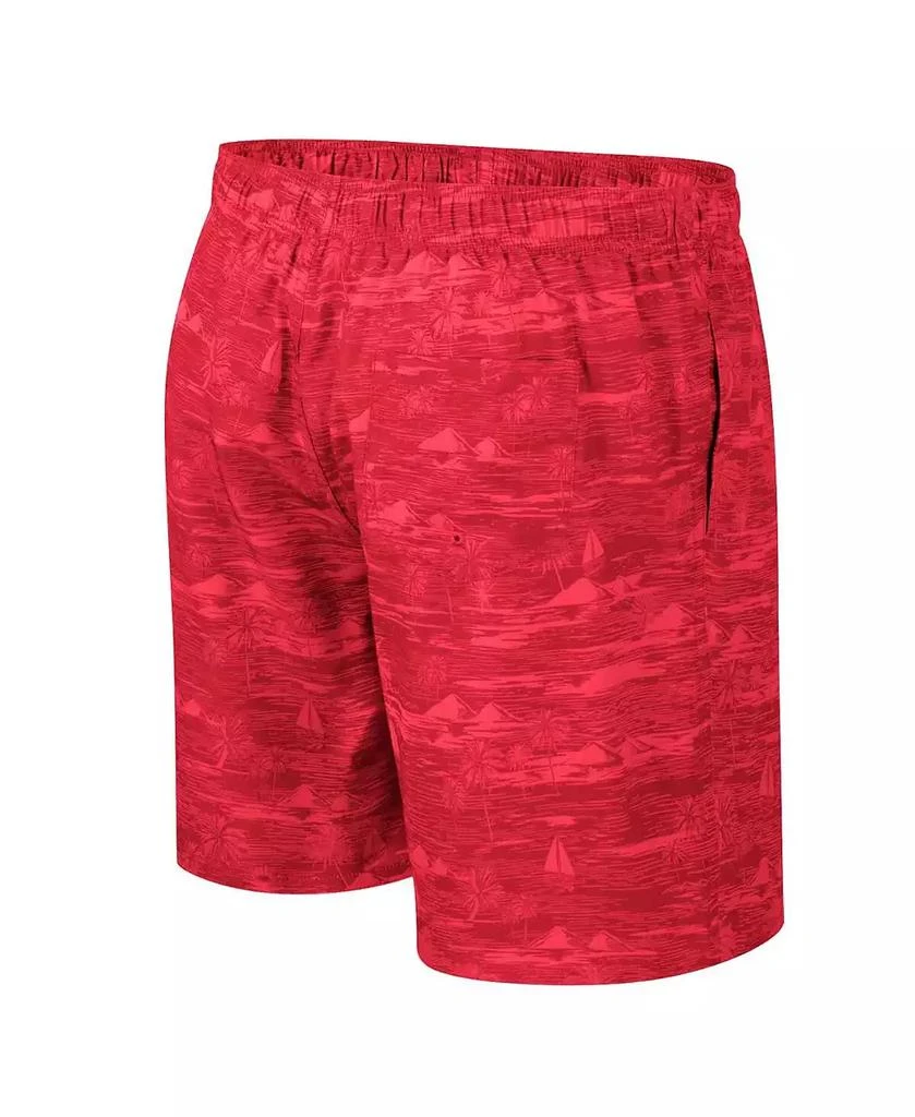 Colosseum Men's Scarlet Rutgers Scarlet Knights Ozark Swim Shorts 3