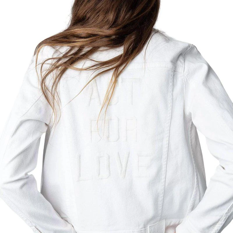 ZADIG & VOLTAIRE Kiomy Eco Love Denim Jacket In Judo 2