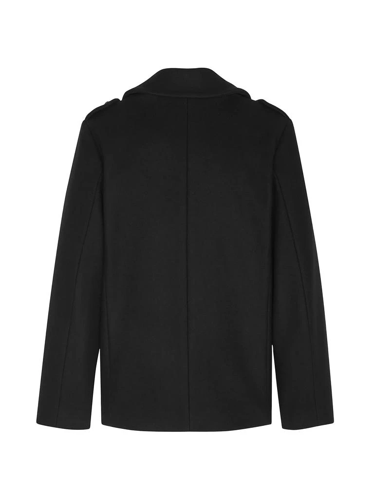 Yves Saint Laurent Double-Breasted Peacoat in Wool 2