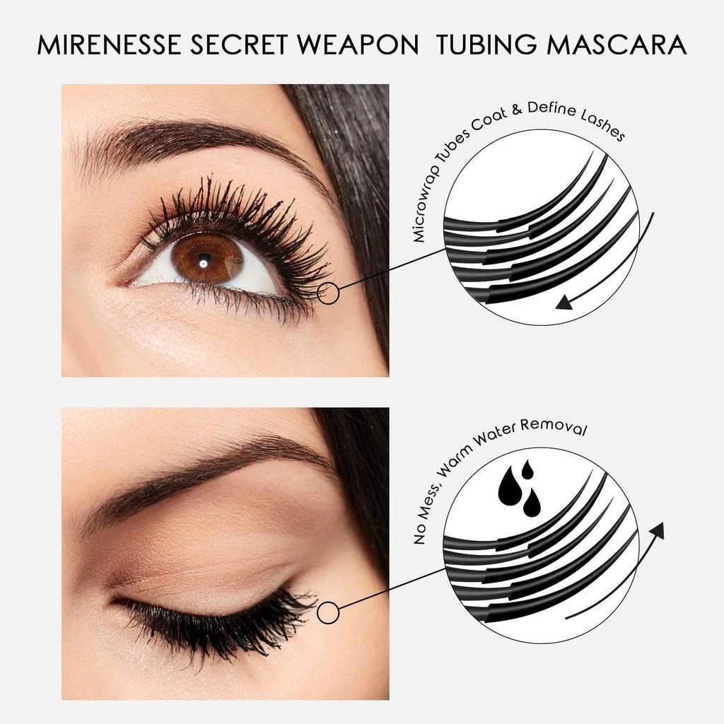 Mirenesse New Organic 24hr Mascara Black - Winner 13 Best Mascara Awards 5