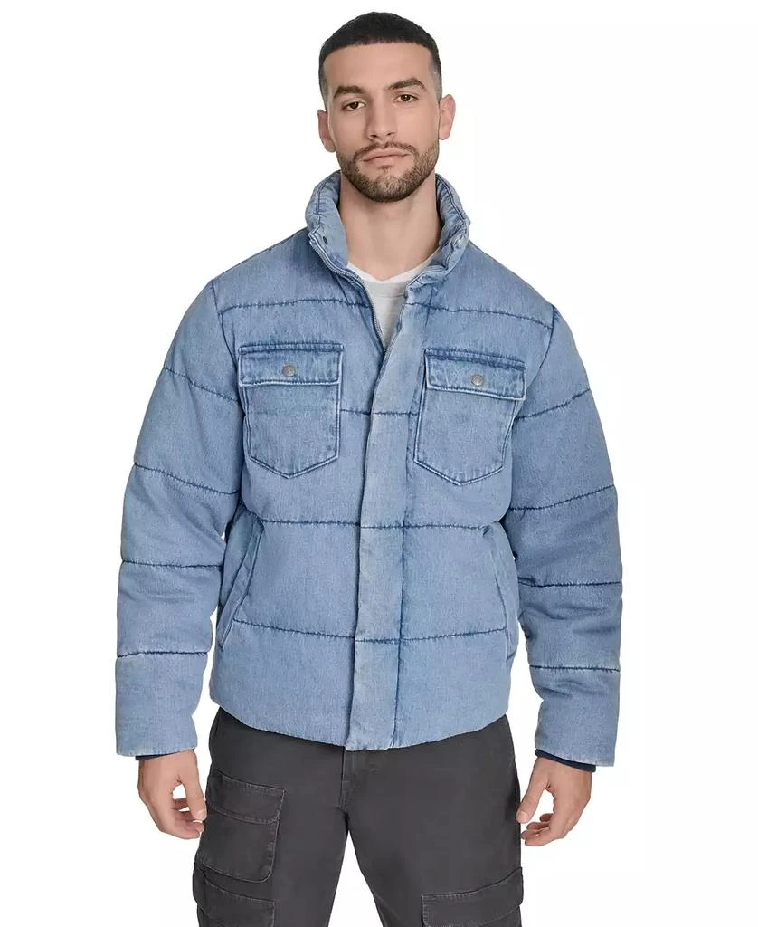 Levi
s Men
s Denim Quilted Puffer Jacket