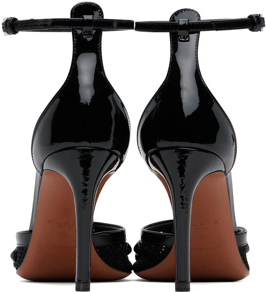 Alaïa Black High Fishnet Heels 2