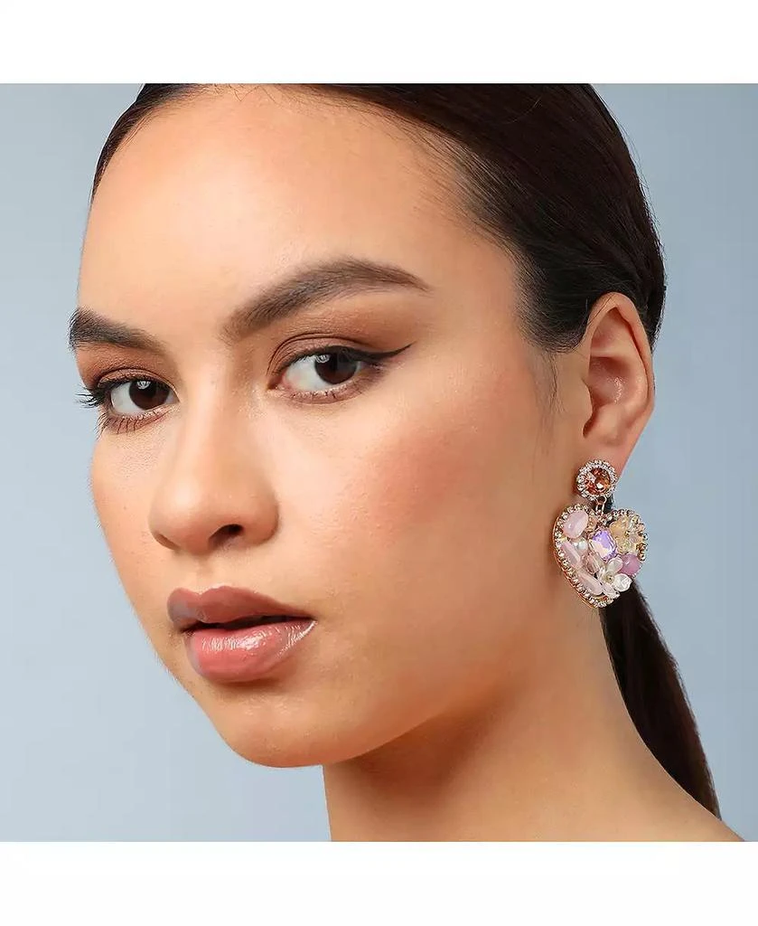 SOHI Hearts Drop Earrings 4