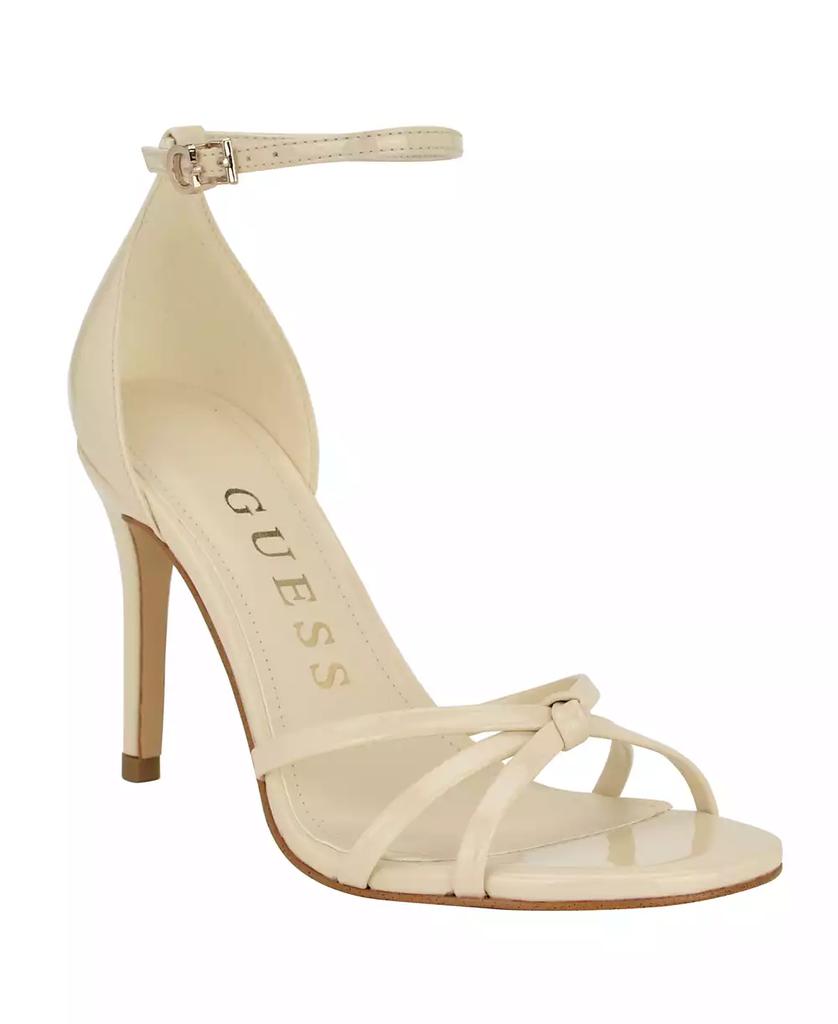 GUESS Women's Spring Strappy Knot Stiletto Sandals