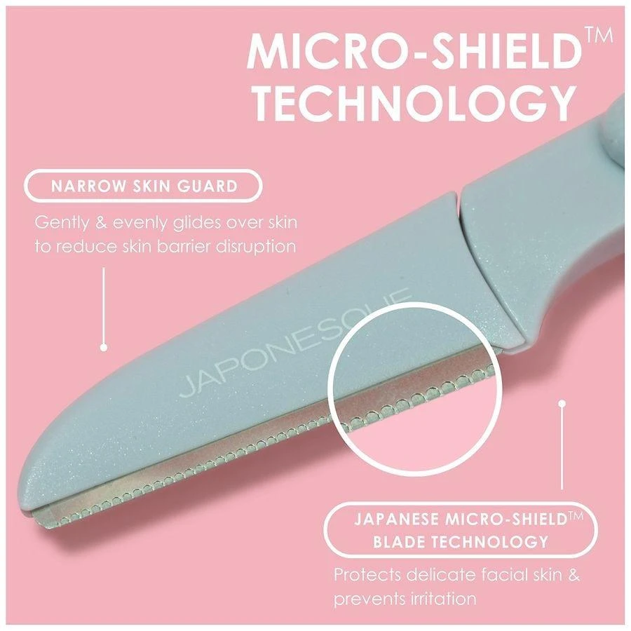 Japonesque Foldable Dermaplaner Facial Razors 5