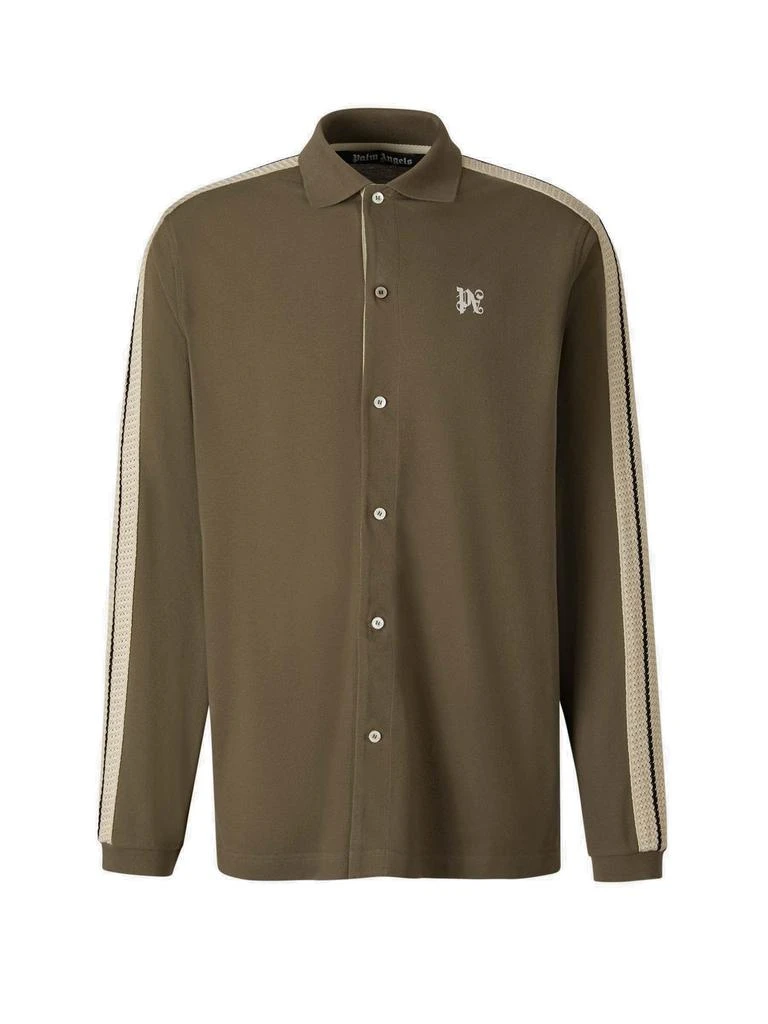 Palm Angels Palm Angels Long-Sleeved Button-Up Shirt 1