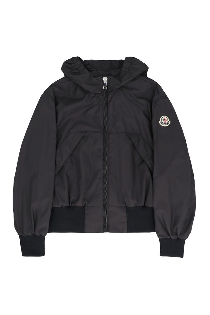 Moncler Assia Technical Fabric Hooded Jacket