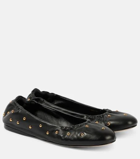 Chloé Eia studded leather ballet flats 1