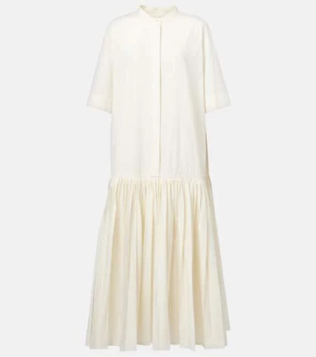 Jil Sander Cotton poplin maxi dress 1