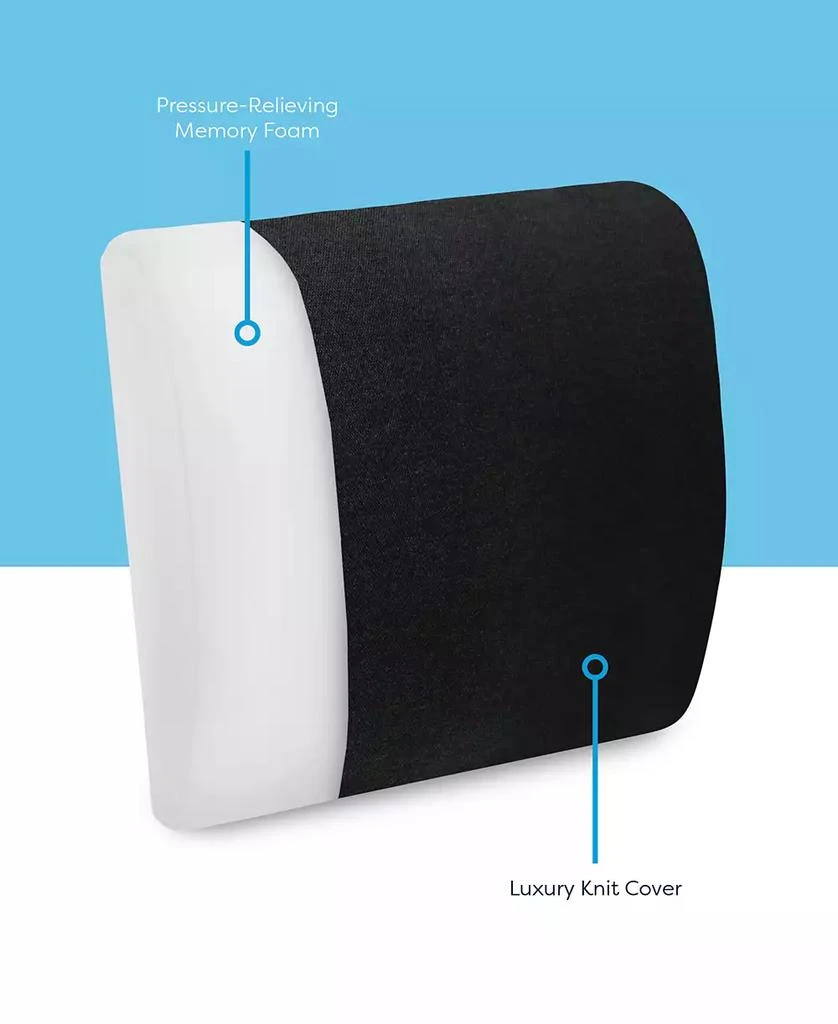 ProSleep Lumbar Back Support Memory Foam Accessory Pillow 2