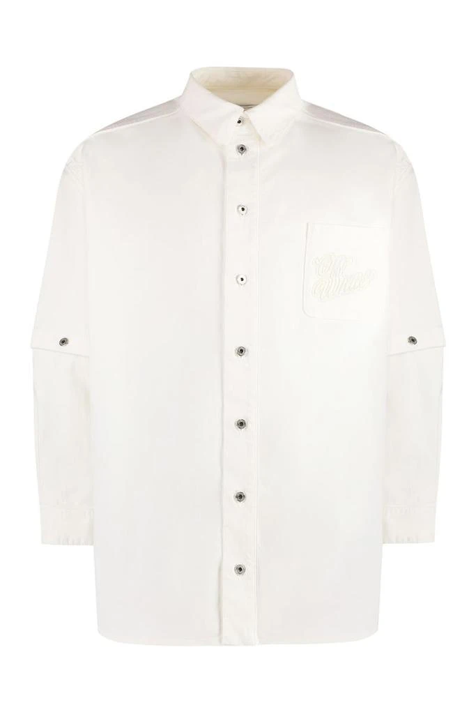 Off-White Off-White Overshirt In Denim 1