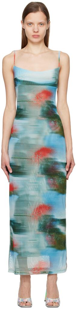 Miaou Multicolor Thais Midi Dress