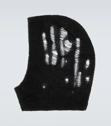 Rick Owens Distressed ski mask 4