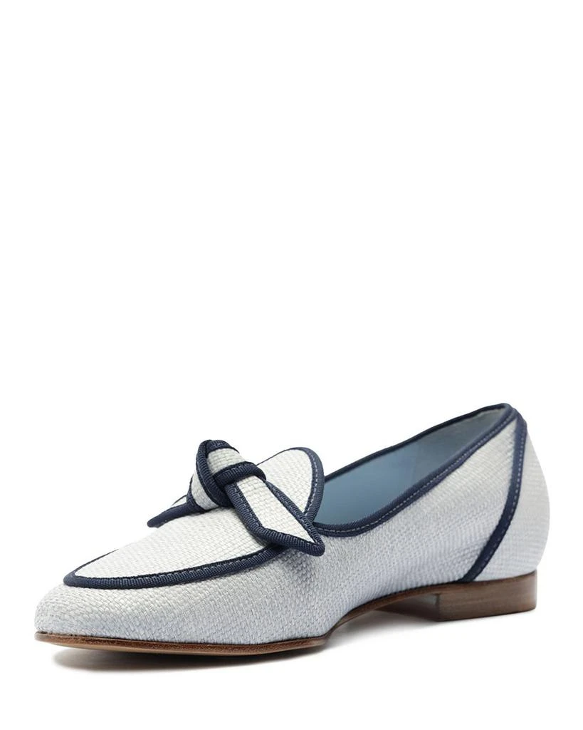 Alexandre Birman Women's Grossgrain Loafer Flats 7