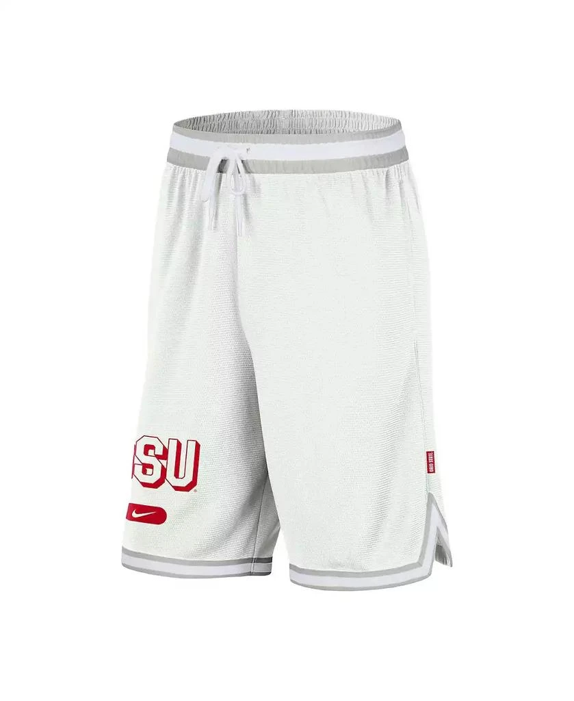 NIKE Men's White Ohio State Buckeyes DNA 3.0 Performance Shorts 2