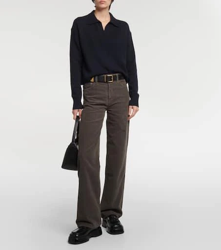 AGOLDE Harper mid-rise corduroy straight jeans 2