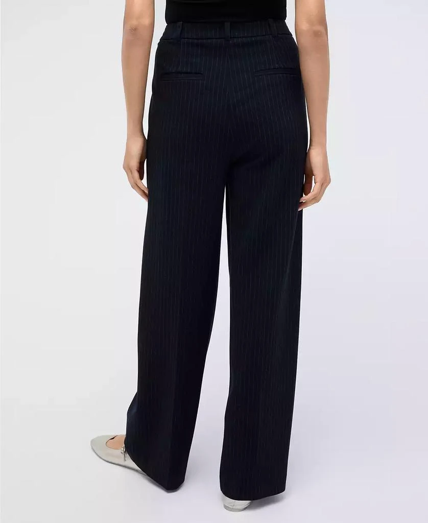 Kenneth Cole Women's Fly-Front High-Rise Wide-Leg Pants 2