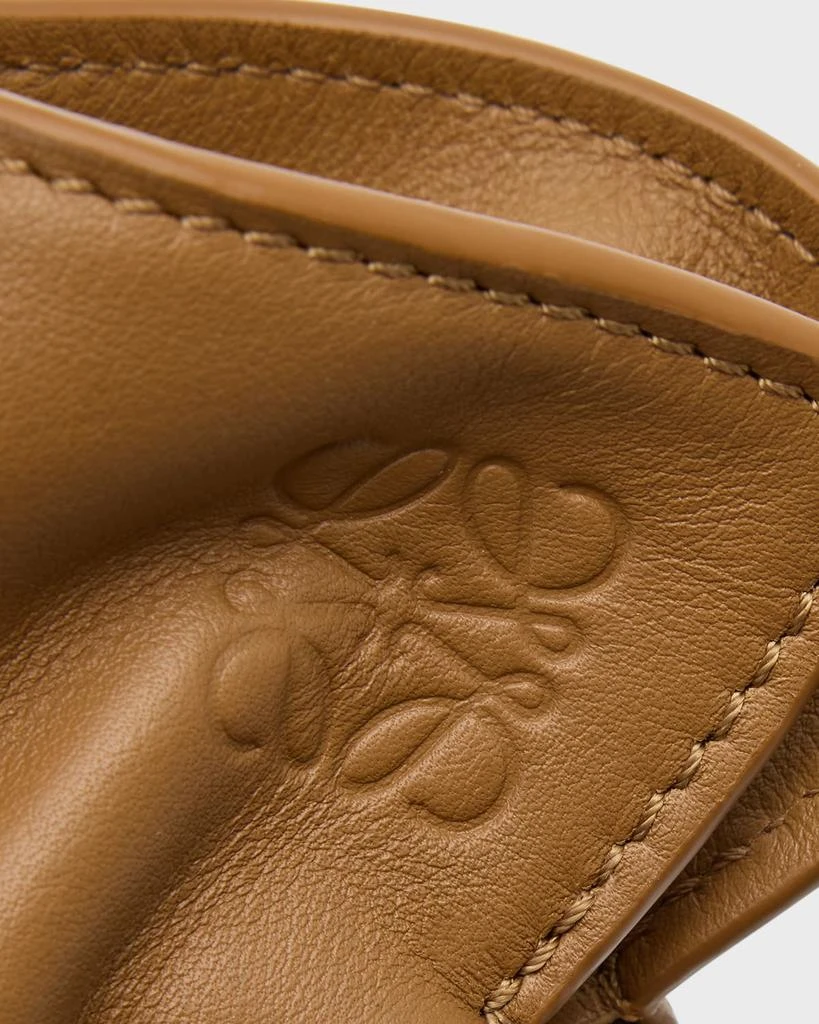 Loewe Knot Zip Card Case in Shiny Napa Leather 5
