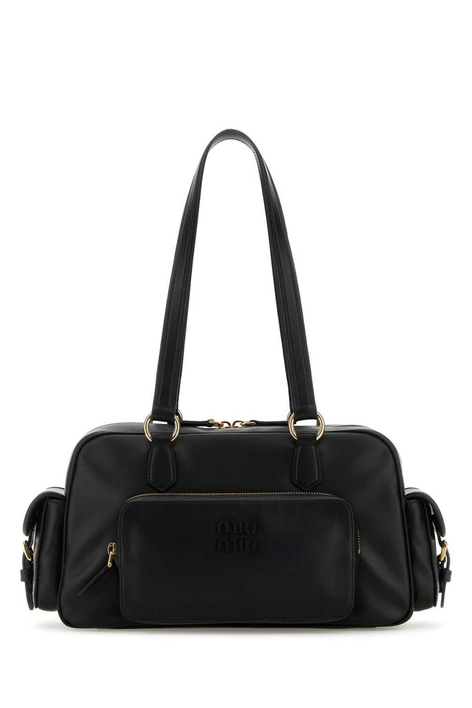 ショルダーバッグ・ポシェット MIUMIU BLACK LEATHER JOIE SHOULDER BAG Miu Miu Black Leather Joie Shoulder Bag | italist