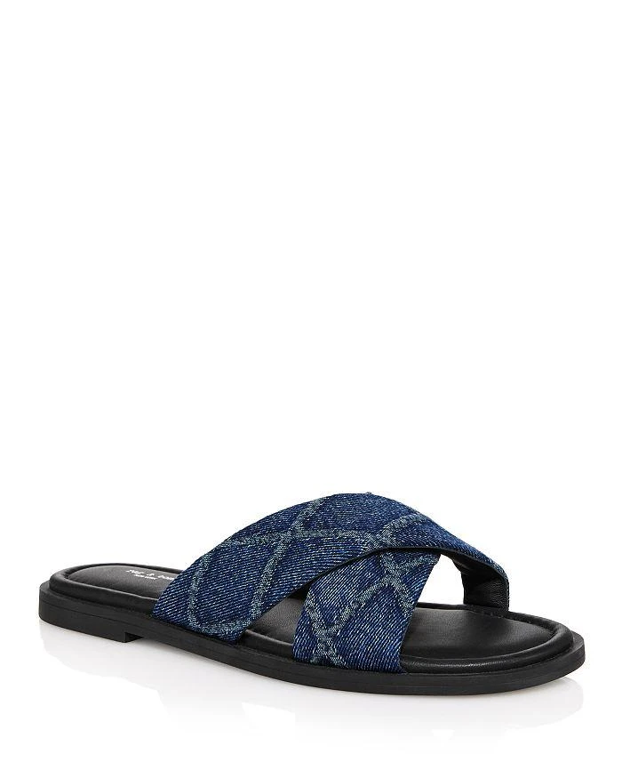 Rag & Bone Women's Geo Crossover Strap Slide Sandals 1