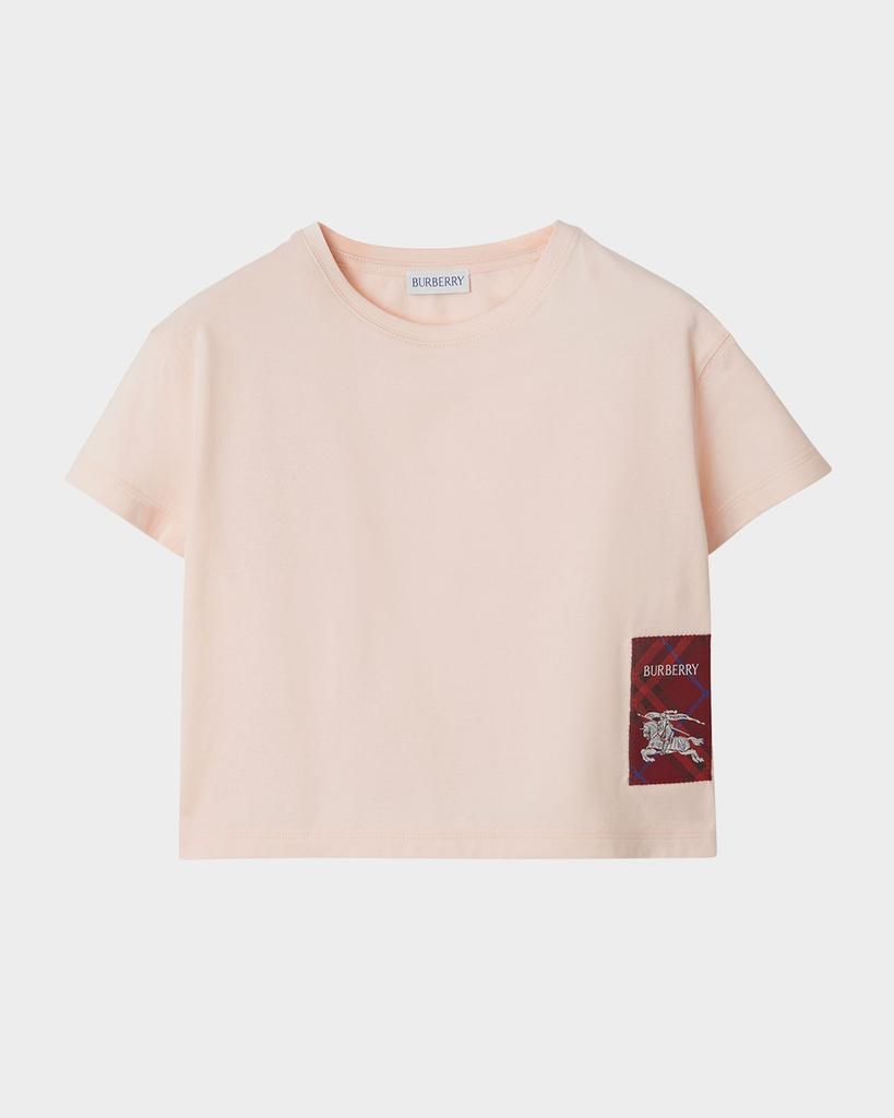 Burberry Girl's Racheal EKD Label Short-Sleeve T-Shirt, Size 3-14