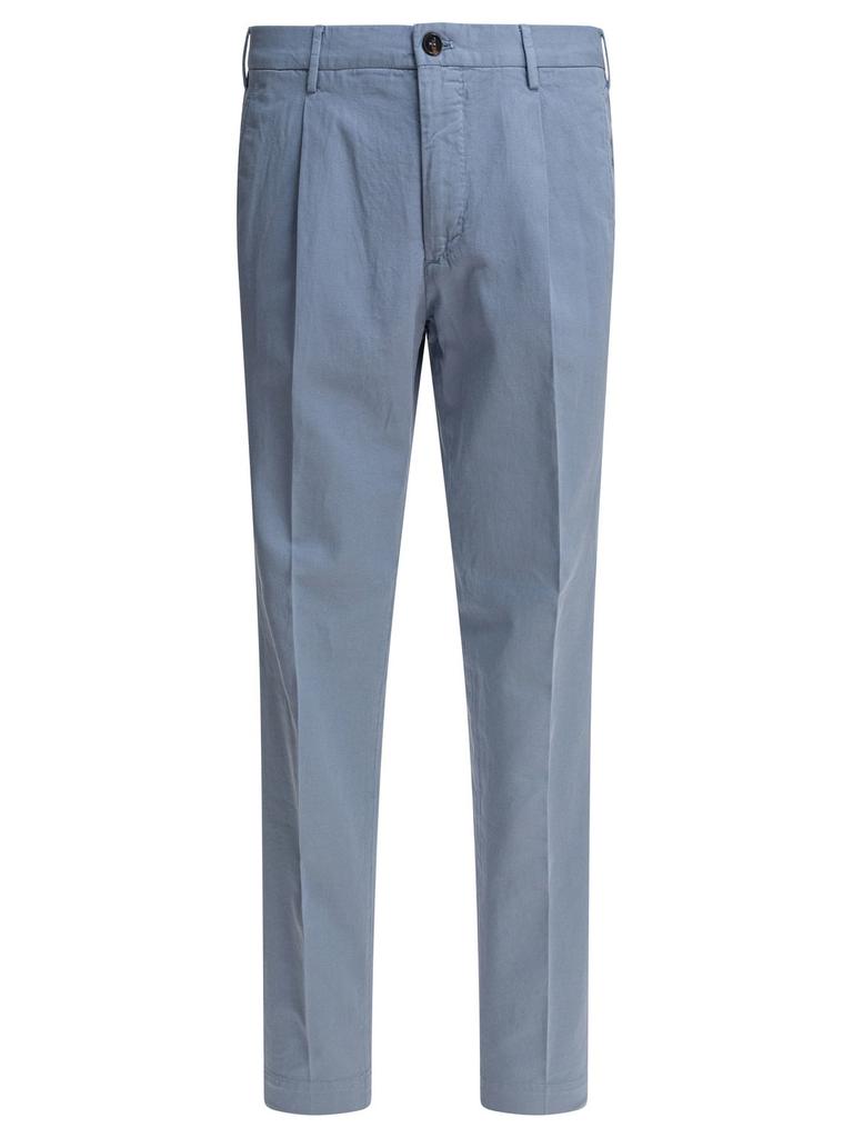 Incotex Ivory Incotex Pleated Pants