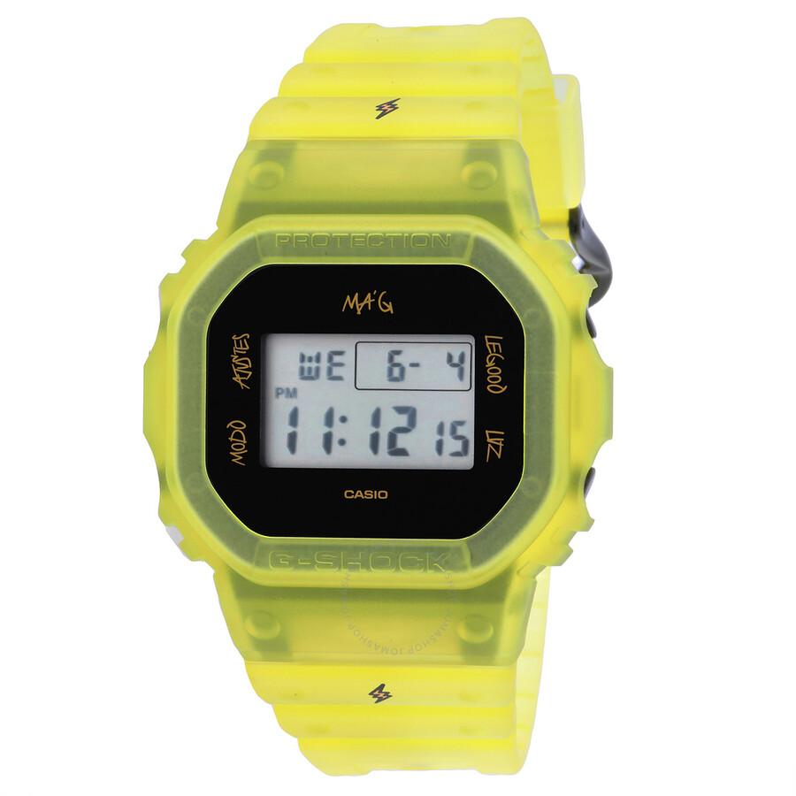 Casio G-Shock X J Balvin Alarm Quartz Digital Watch DWE-5600JB-1A9DR