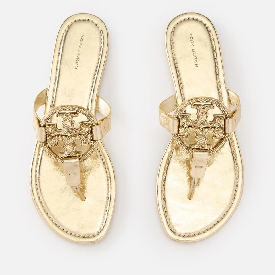 Tory Burch TORY BURCH WOMEN'S MILLER EMBELLISHED LEATHER SANDALS 1