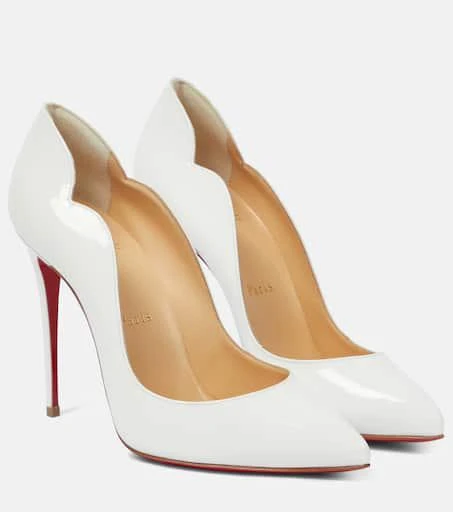 Christian Louboutin Hot Chick 100 patent leather pumps 1