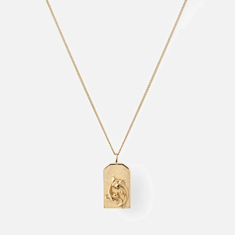 Jenny Bird Jenny Bird Gold-Plated Zodiac Pisces Necklace 1